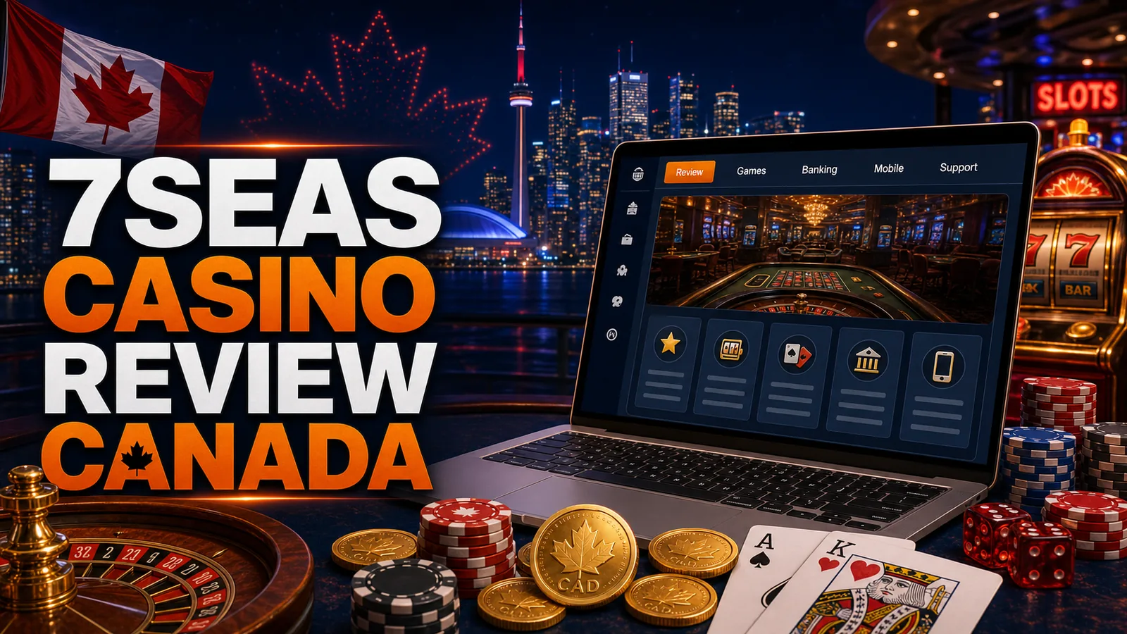 7Seas Casino Review Canada content banner